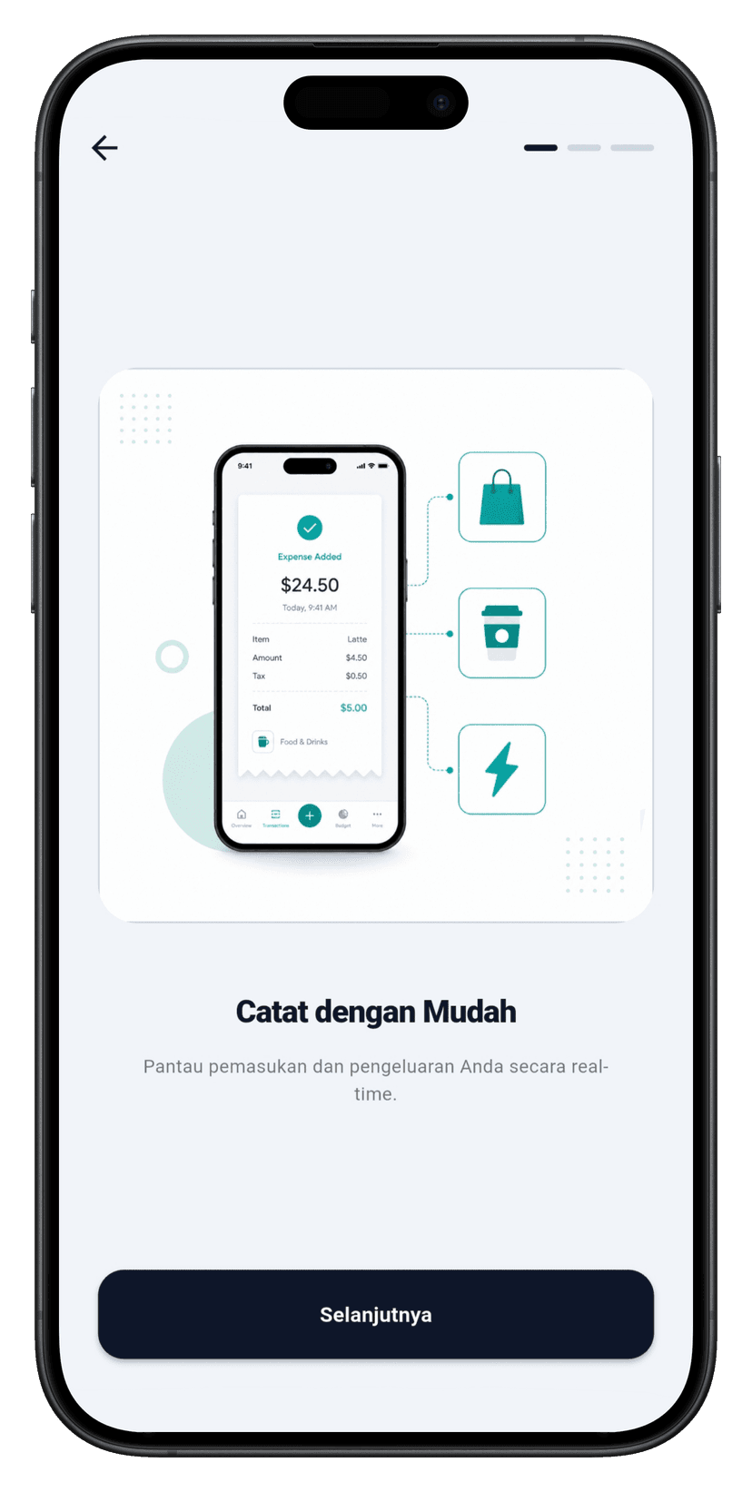 Onboarding FinTrack Daily